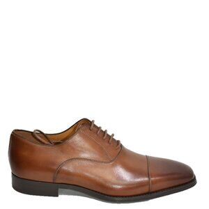 New! Magnanni Terril Leather Oxford Cognac Brown Size 8.5 M 26102 DD222B